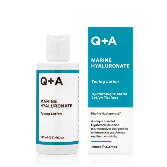 Q+A Тонизирующий лосьон с гиалуроновой кислотой Marine Hyaluronate Toning Lotion 100 мл