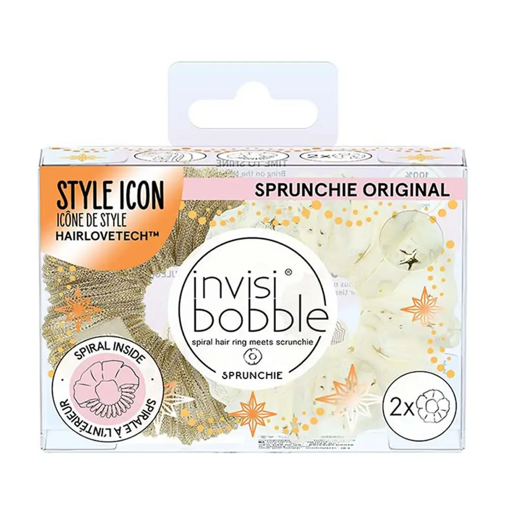 Invisi Bobble Резинка-браслет для волос invisibobble SPRUNCHIE Time To Shine Bring on the Night шт