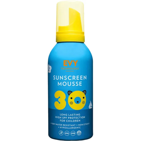 EVY Technology Сонцезахисний мус для дітей та дітей EVY Technology Sunscreen Mousse Kids SPF 30 150 мл