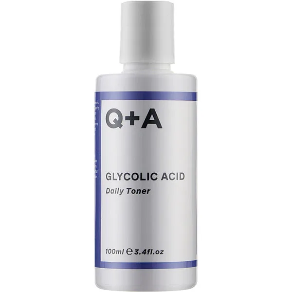 Q+A Тонер для лица с гликолевой кислотой Q+A Glycolic Acid Daily Toner 100 мл