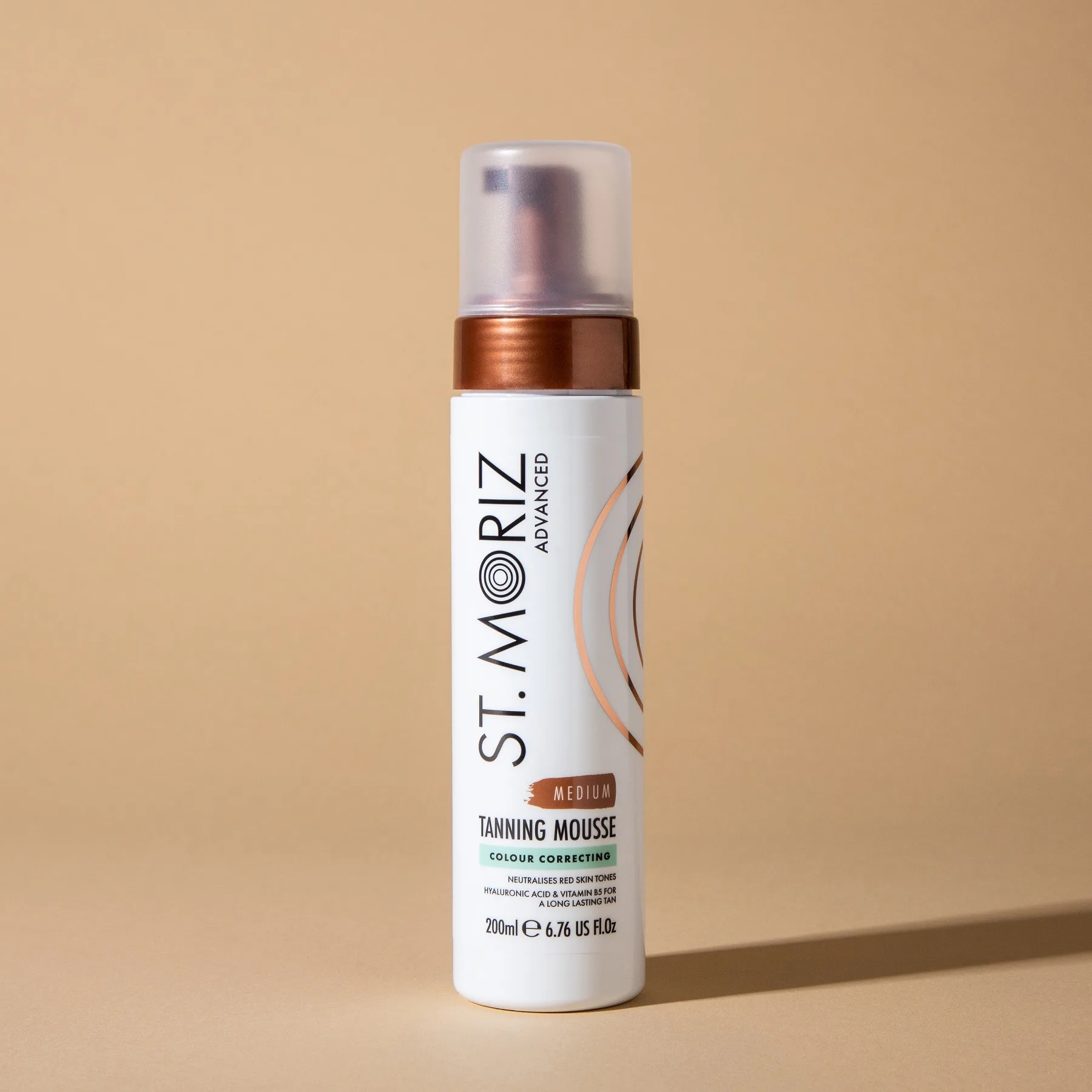 St.Moriz Автобронзат-мусс для средней кожи Advanced Colour Correcting Mousse Medium 200 мл