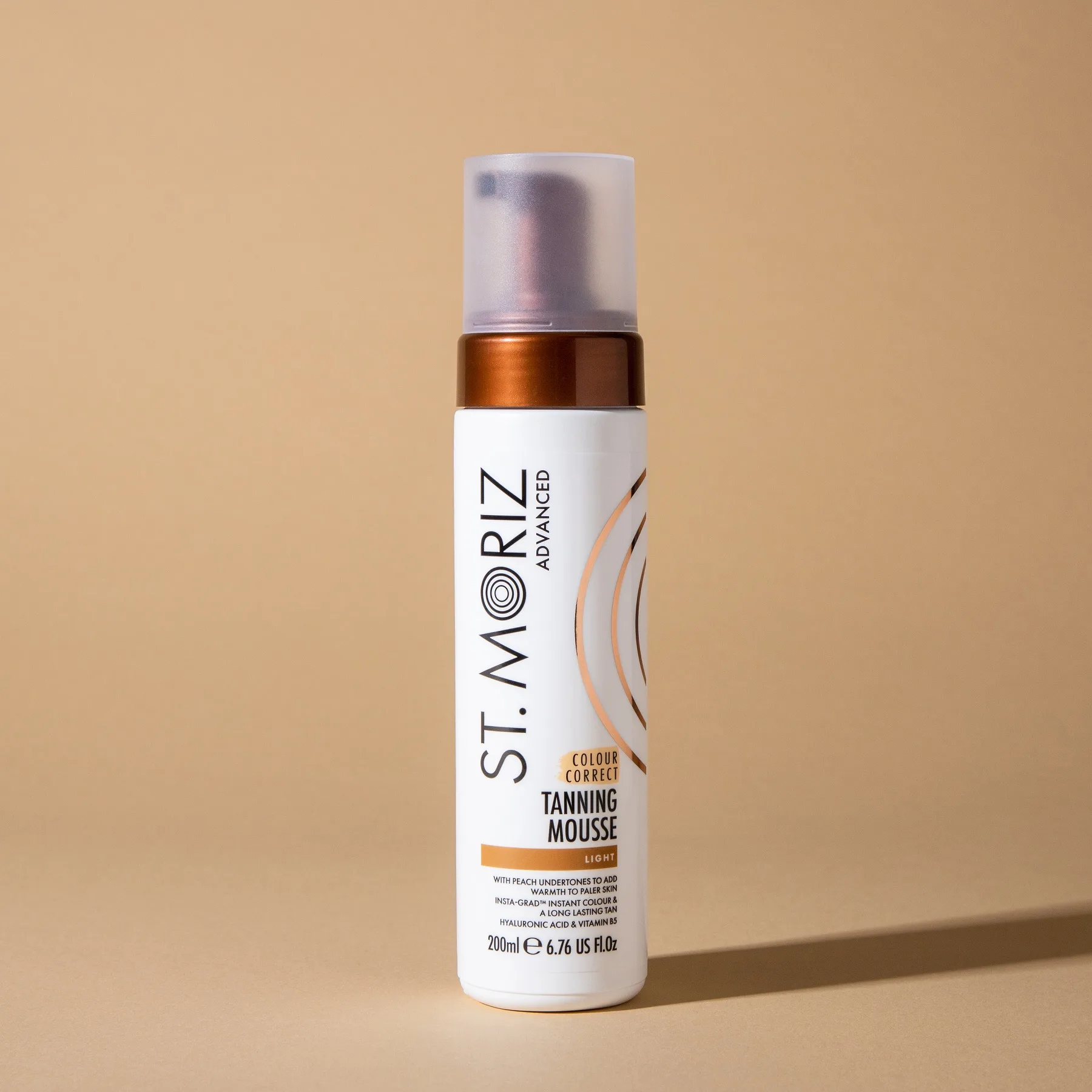 St.Moriz Автобронзат-мусс для светлой кожи Advanced Colour Correcting Mousse Light 200 мл