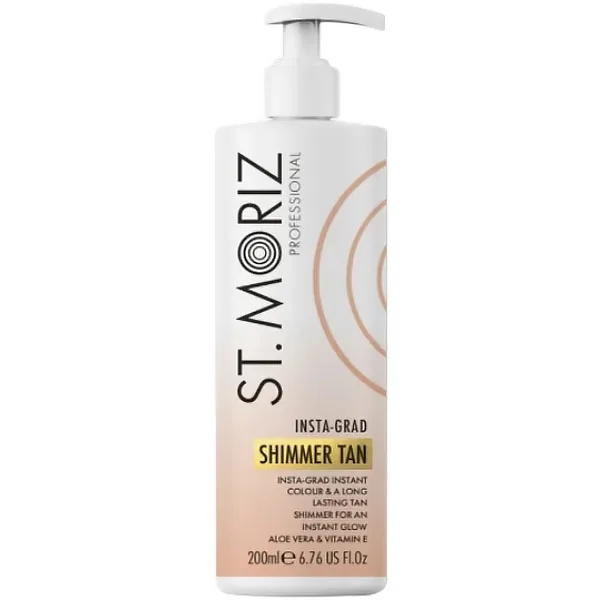 St.Moriz Средство для легкого загара с эффектом шиммера Professional Insta-Grad Shimmer Tan 200 мл