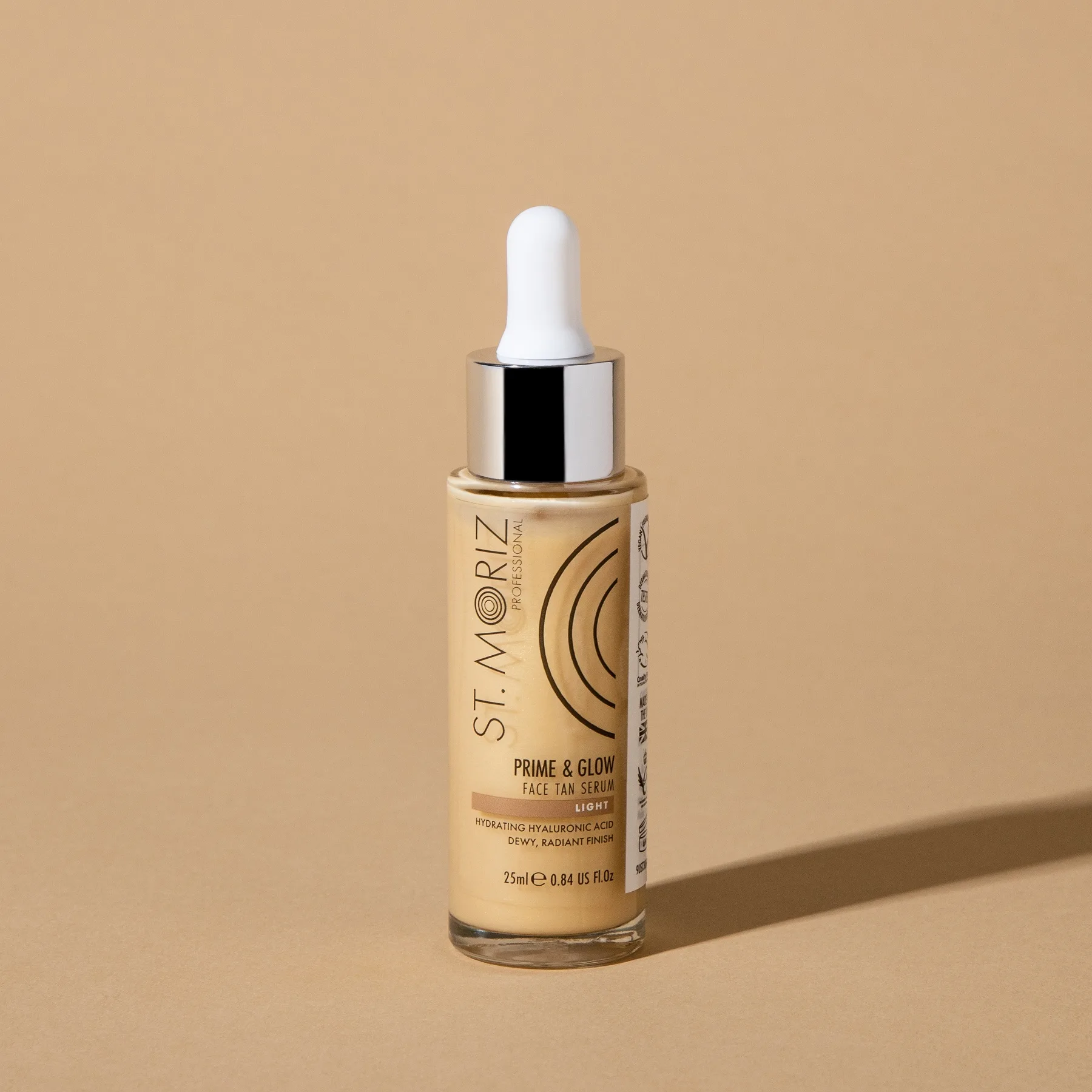 St.Moriz Сыворотка-автобронзат для лица с эффектом шимера Professional Prime&amp;Glow Serum 25 мл