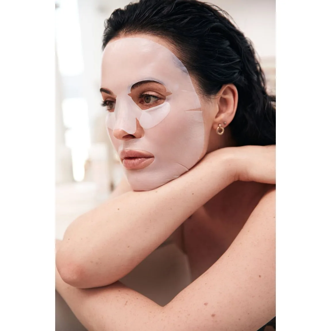 Rosy Drop Увлажняющая маска для лица против морщин FURROWLESS MASK 6 шт - фото 3