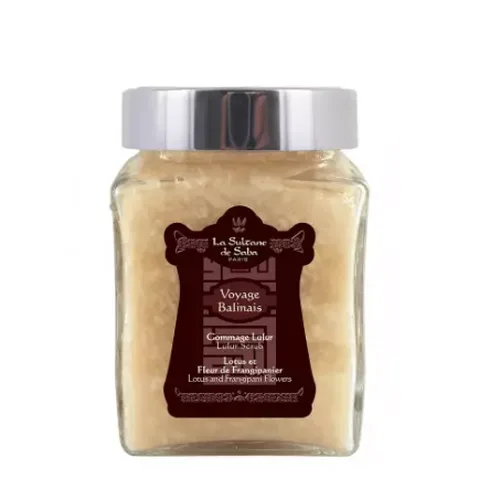 La Sultane De Saba Гомаж для тела, кокосовый скраб Лулур Лотос/Франжипани Lulur Scrub Bali Lotus &amp; Frangipani Flowers 300 мл