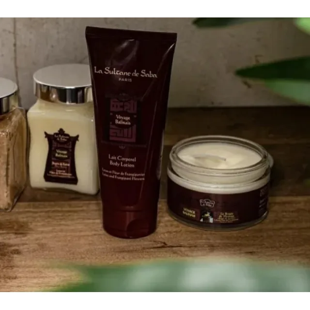 La Sultane De Saba Молочко для тела с ароматом лотоса и франжипани Body Lotion Lotus and Frangipani Flowers 200 мл - фото 2