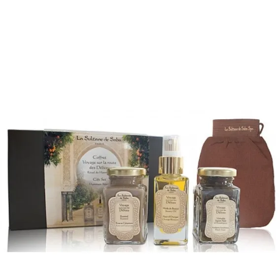 La Sultane De Saba Набор подарочный Хаммам Gift Set Hammam Ritual 50 мл; 10 мл; 100 мл