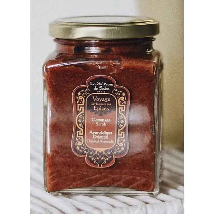 La Sultane De Saba Скраб для тела с косточками абрикоса Epices Oriental Ayurvedic Gommage Scrub 300 мл - фото 2