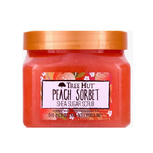 Tree Hut Сахарный скраб для тела Peach Sorbet 510 гр