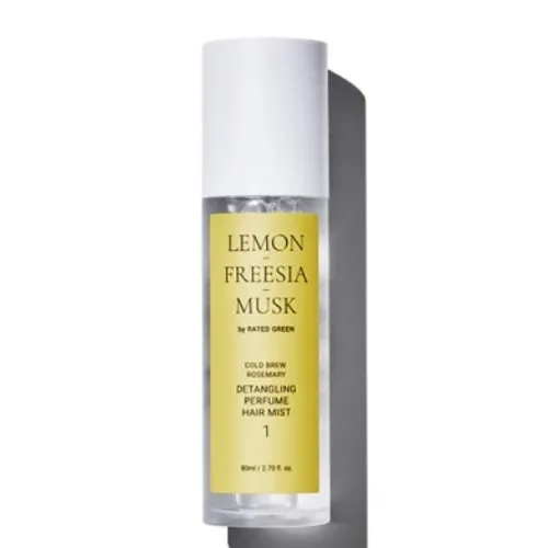 Rated Green Парфумований міст для волосся лимон-фрезія-мускус Detangling Perfume Hair Mist Lemon-Freesia-Musk 80 мл