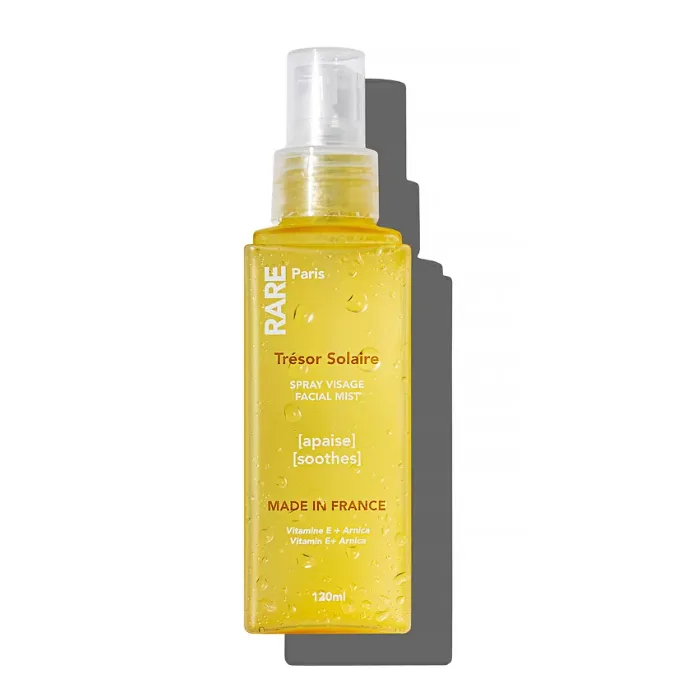 RARE Paris Успокаивающий мист для лица с витамином E и экстрактом арники Tresor Soraire Soothing Facial Mist 120 мл