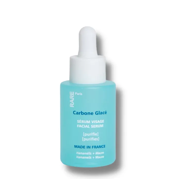 RARE Paris Очищающая сыворотка для лица с гамамелисом и экстрактом мальвы Carbone Glace Purifying Face Serum 30 мл
