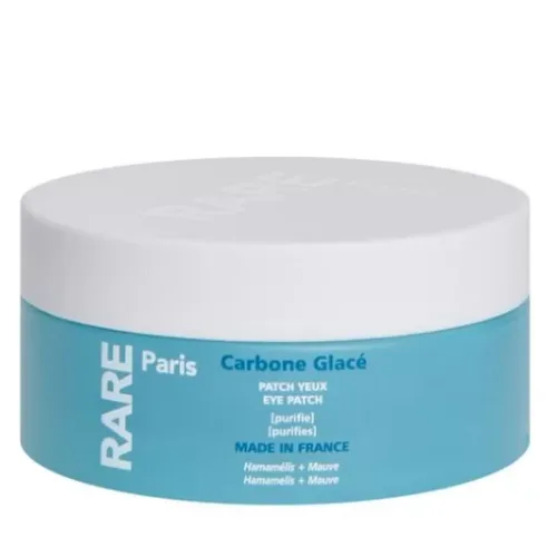 RARE Paris Патчи для контура глаз против отеков Carbone Glace с гамамелисом и экстрактом мальвы 30 пар