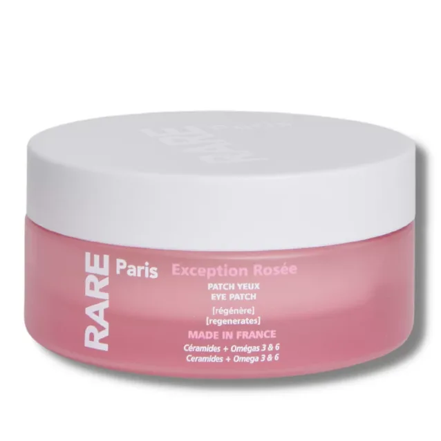 RARE Paris Восстановительные патчи для контура глаз Exception Rosee с церамидами, Омега 3 и 6 30 пар