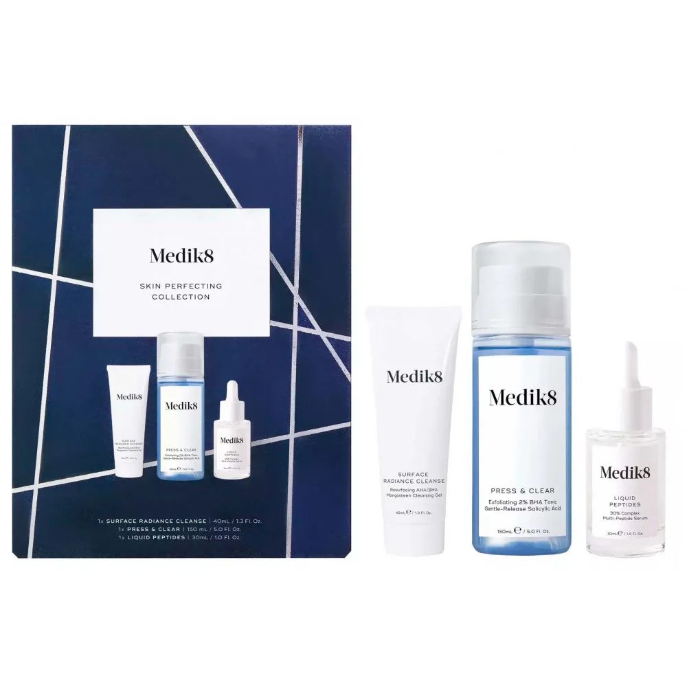 Medik8 Лимитированный подарочный набор от сыпи Skin Perfecting Collection Kit 40 мл, 150 мл; 30 мл
