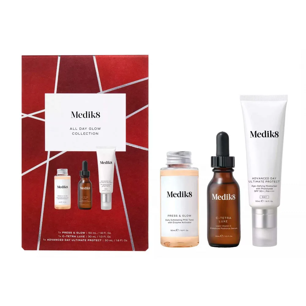 Medik8 Лимитированный подарочный набор для придания сияния All Day Glow Collection Kit 50 мл, 30 мл, 50 мл