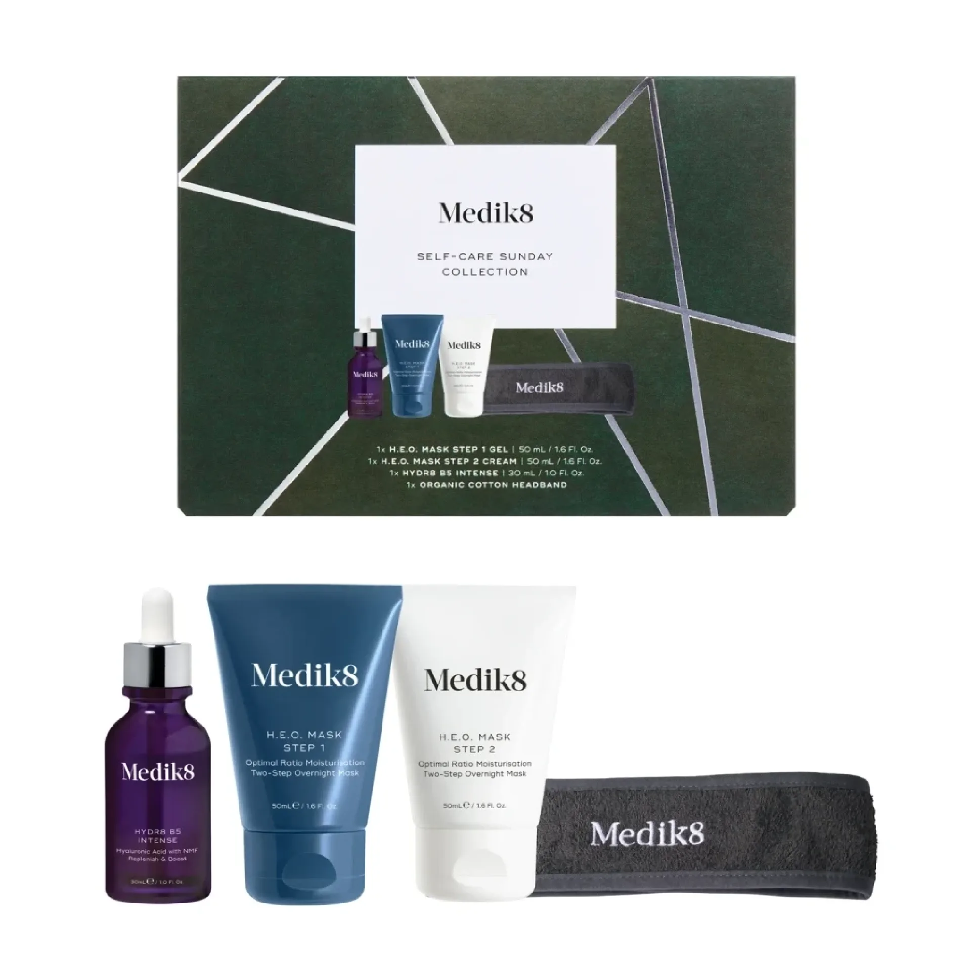 Medik8 Лимитированный подарочный увлажняющий набор Self-Care Sunday Collection Kit 50 мл, 30 мл, 50 мл