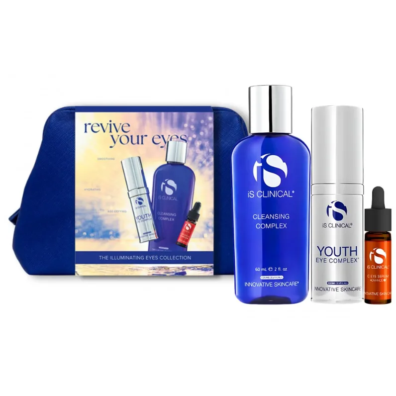 IS CLINICAL Набор "Комплексный уход за кожей вокруг глаз" Illuminating Eyes Collection 2023 Promotion