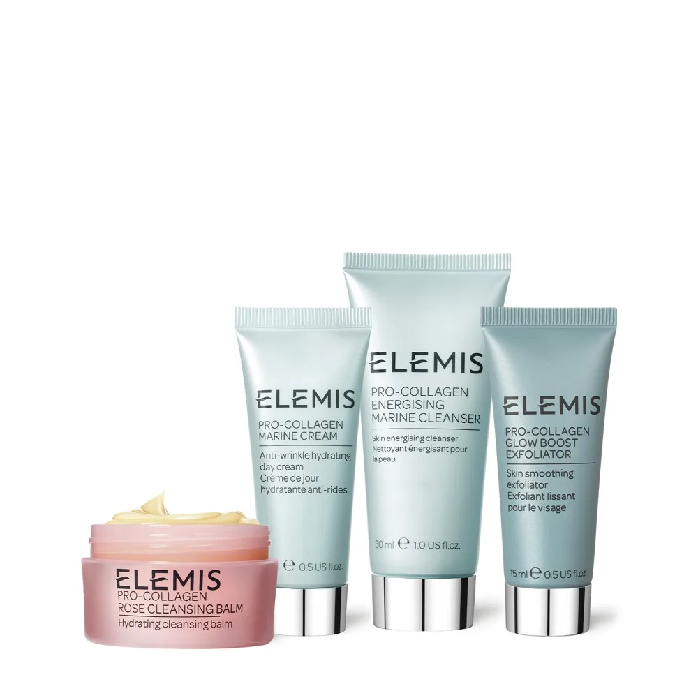 Elemis Легендарная коллекция бестселлеров в дизайнерской Тревел косметичке для Нее Shrimps Travel Icons Collection - фото 2