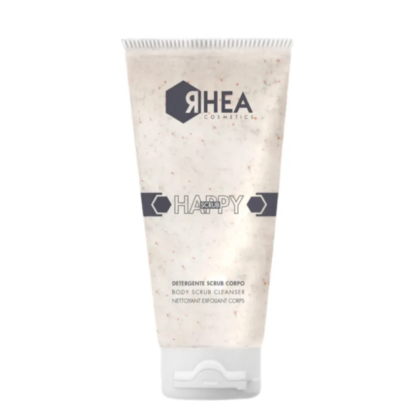 RHEA Очищающий скраб для тела двойного действия HappyScrub 200 мл
