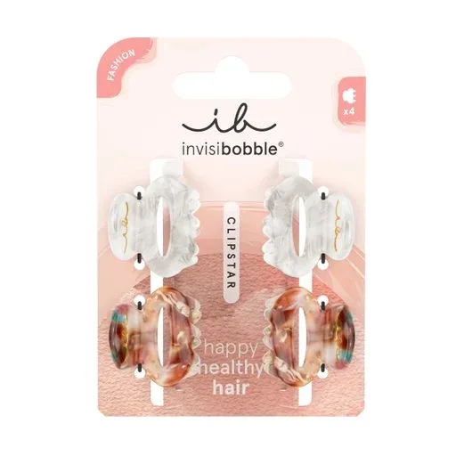 Invisi Bobble Заколка для волос CLIPSTAR Petit Bijoux 4шт