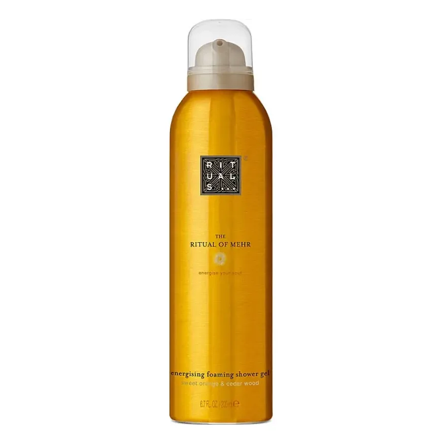 Rituals Пена для Душа The Ritual of Mehr Energising Foaming Shower Gel Sweet Orange &amp; Cedar Wood 200 мл