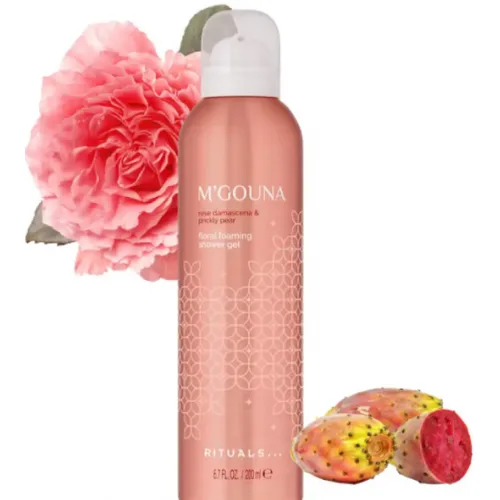 Rituals Пена для Душа The Rituals M'gouna Collection Floral Foaming Shower Gel Rose Damascene &amp; Prickly Pear 200 мл - фото 3