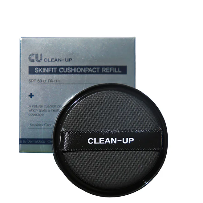 CUSkin Сменный блок к инновационному кушону (23 тонн) Clean-Up Skinfit Cushionpact No.23 SPF 50+ PA+++ REFILL