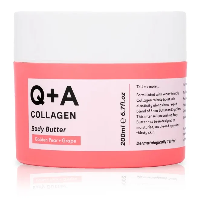 Q+A Увлажняющий баттер с коллагеном Collagen Body Butter 200 мл