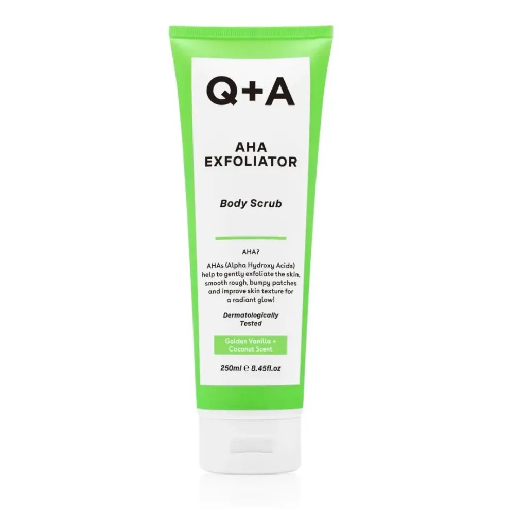 Q+A Скраб для тела с AHA-кислотами AHA Exfoliator Body Scrub 250 мл