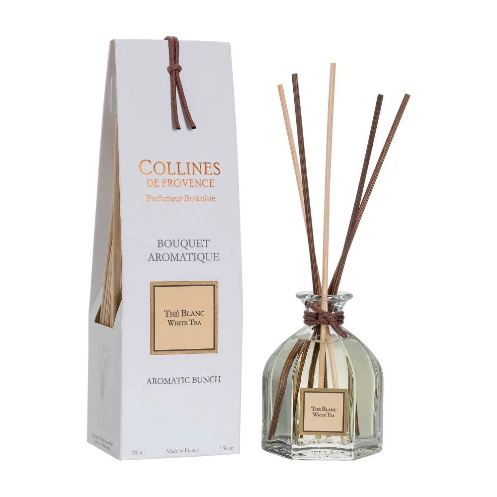 Collines de Provence Аромадиффузор Белый чай Les Naturelles 100 мл