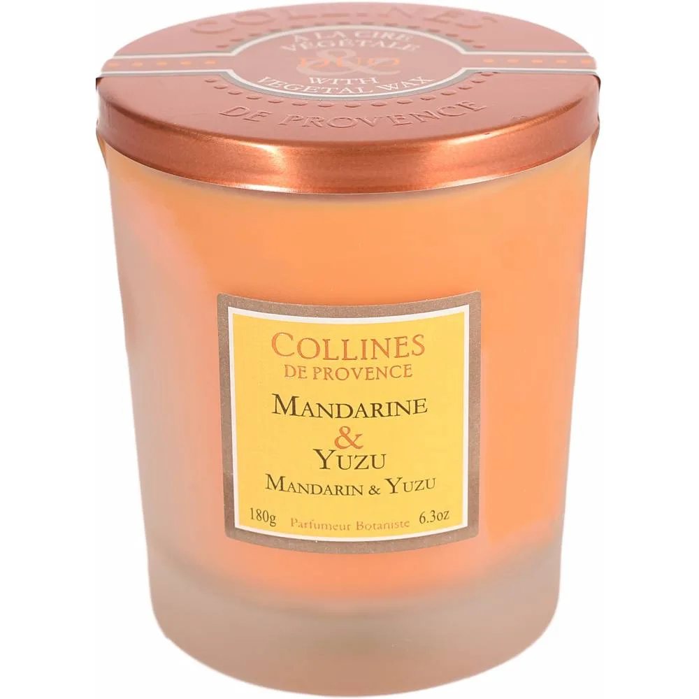 Collines de Provence Свеча Мандарин и иудзу 180 гр