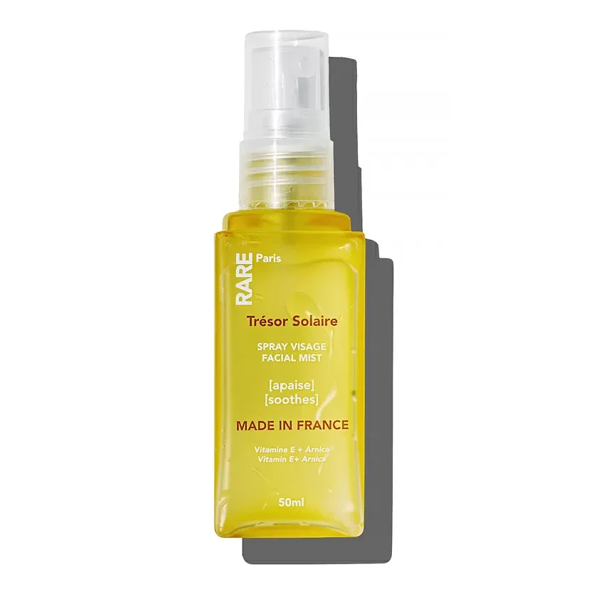 RARE Paris Успокаивающий мист для лица с витамином E Tresor Solaire Soothing Facial Mist 50 мл