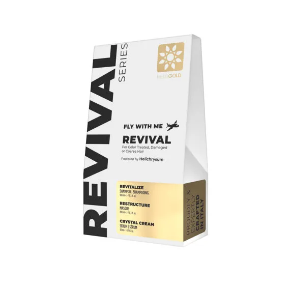 HELI's GOLD Увлажняющий дорожный набор для волос Revival Fly With Me 100 мл; 100 мл; 30 мл
