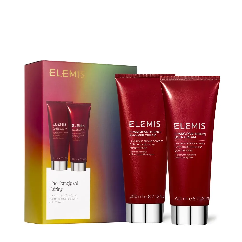 Elemis Роскошный дуэт для тела Франжипани The Frangipani Pairing Luxurious Shower &amp; Body Set