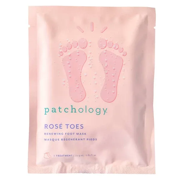 Patchology Освежающая маска для ног с экстрактом розы Serve Chilled Rose Toes 2*9 мл