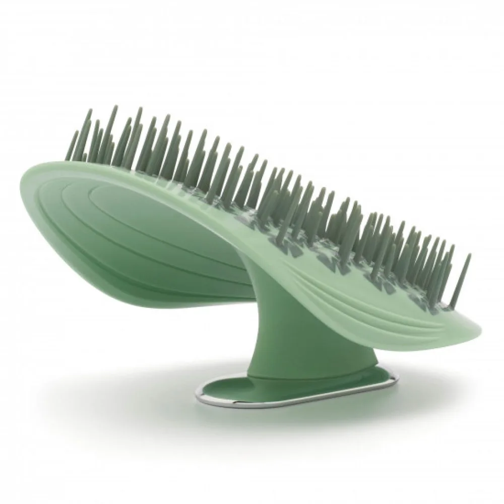 MANTA Щетка для волос зеленый шалфей Healthy Hair Brush Serene Green - фото 3