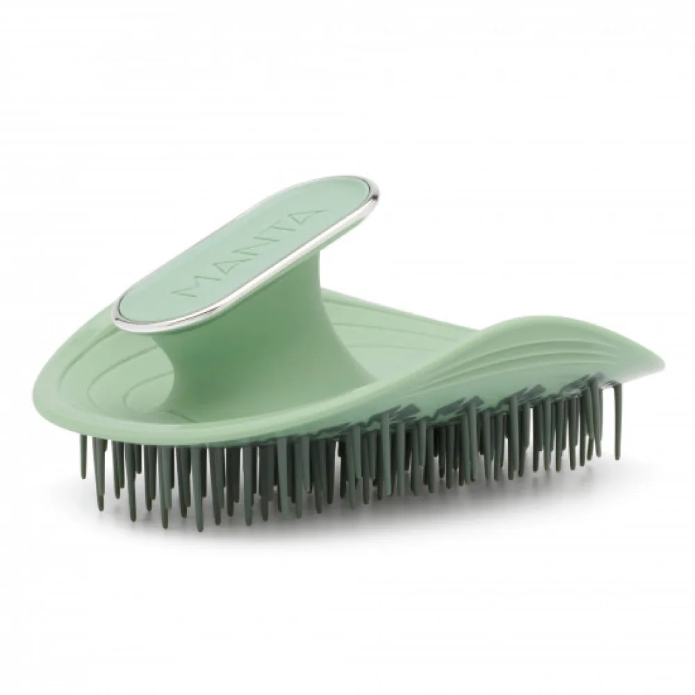 MANTA Щетка для волос зеленый шалфей Healthy Hair Brush Serene Green