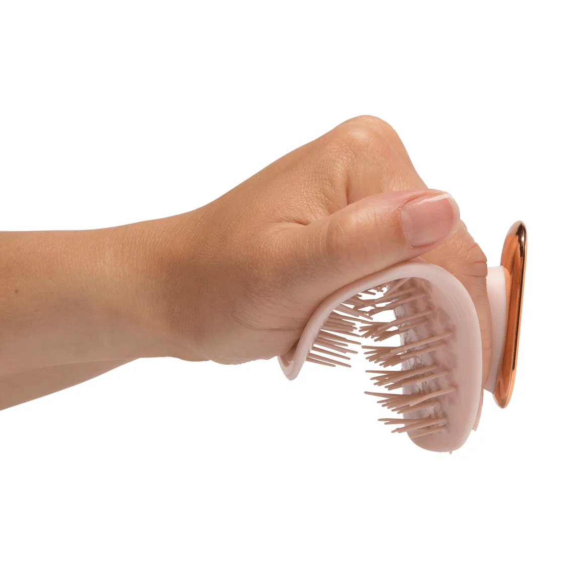MANTA Щетка для волос розовая Healthy Hair Brush Pink/Rose Gold - фото 4