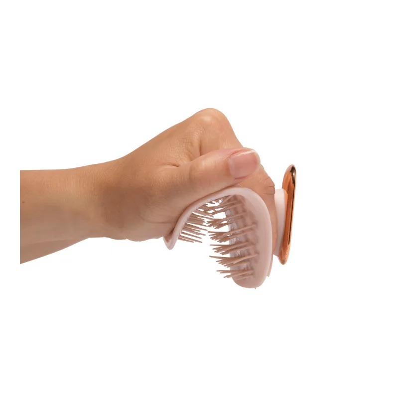 MANTA Щетка для волос розовая Healthy Hair Brush Pink/Rose Gold - фото 3