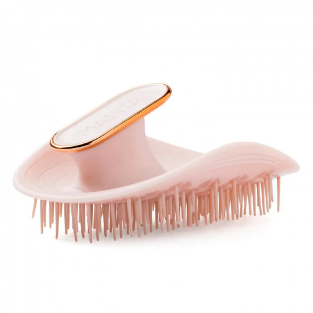 MANTA Щетка для волос розовая Healthy Hair Brush Pink/Rose Gold