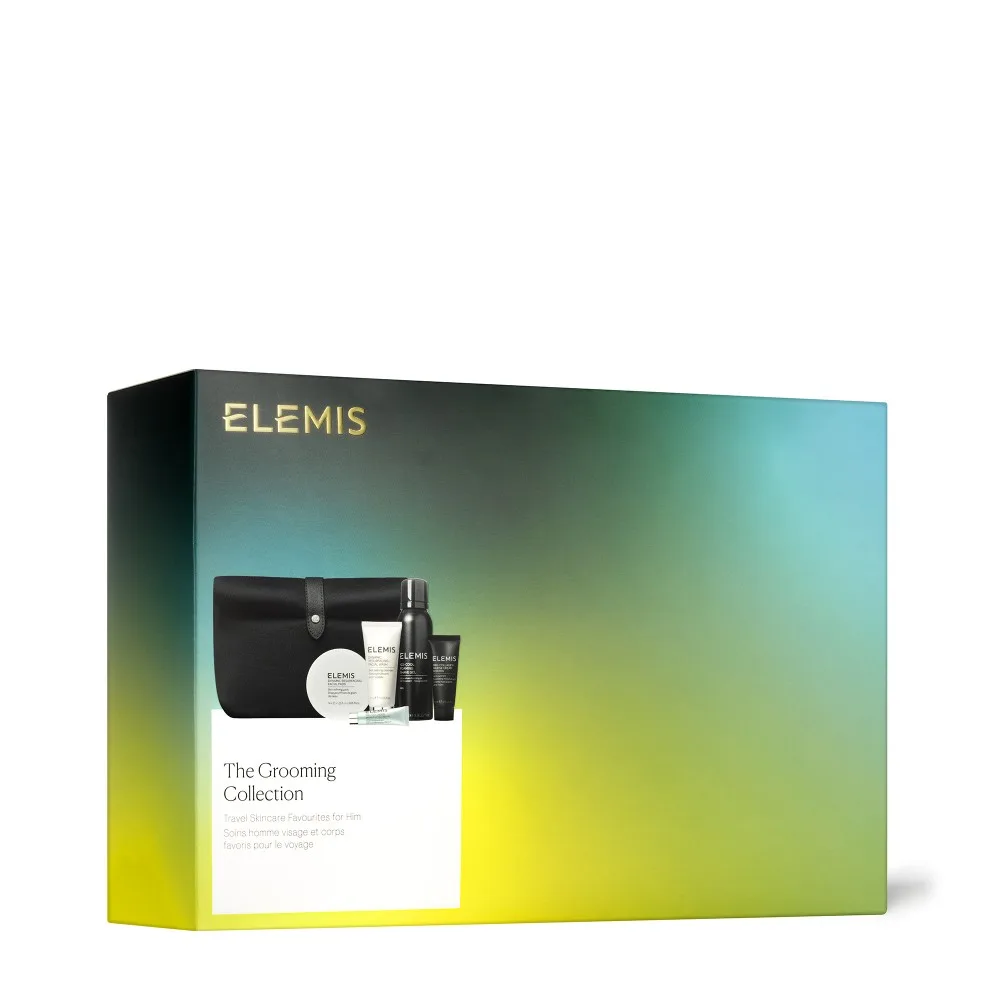 Elemis Бестселлеры для лица и тела в люкс косметичке Для Него The Grooming Collection Travel Skincare Favourites for Him - фото 2