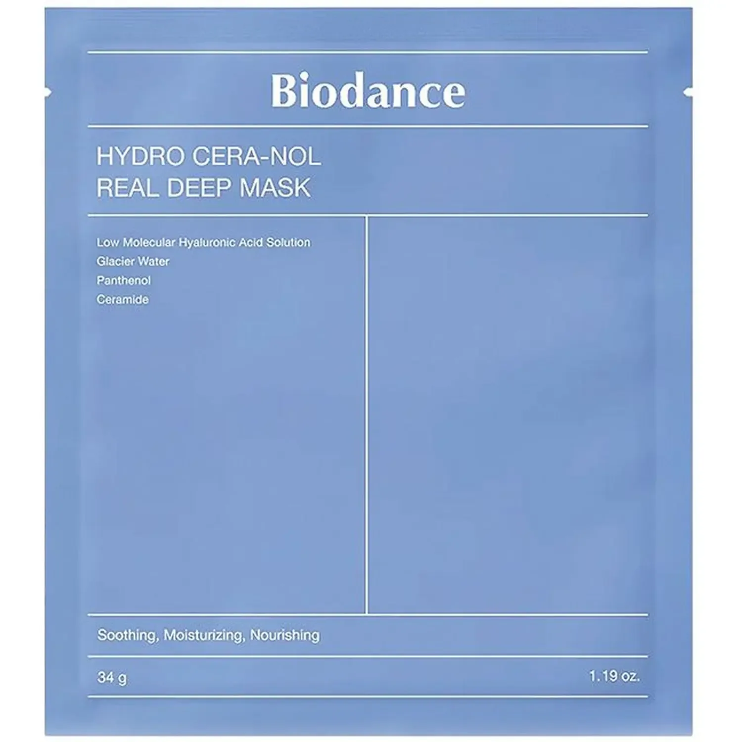 Biodance Увлажняющая маска гидрогелевая Hydro Cera-nol Real Deep Mask 1 шт.