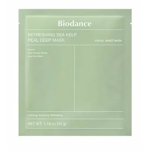 Biodance Освежающая гидрогелевая маска с ламинарией Refreshing Sea Kelp Real Deep Mask