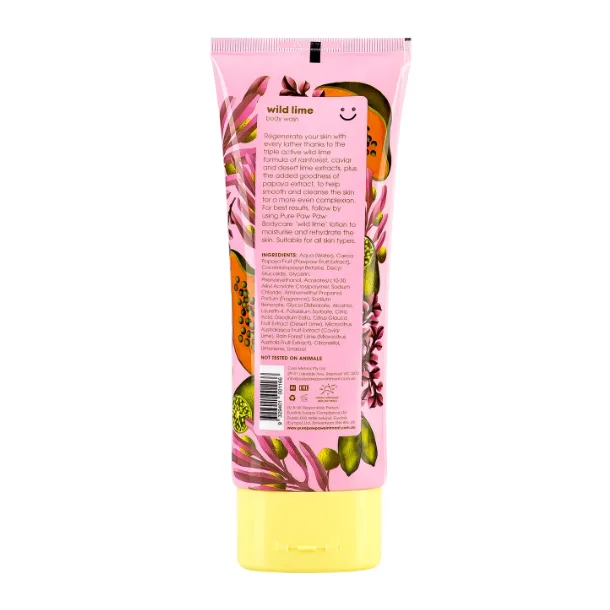 Pure Paw Paw Гель для душа Care Wild Lime Wash 200 мл - фото 2