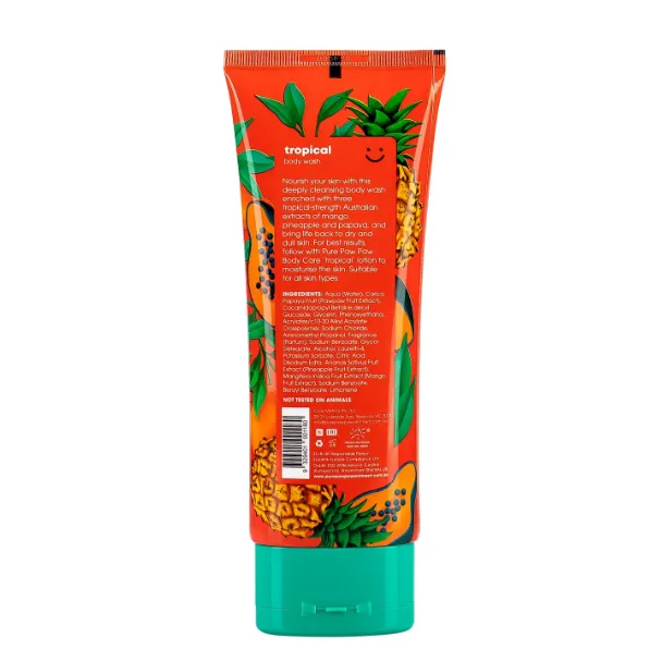 Pure Paw Paw Гель для душа Body Care Tropical Wash 200 мл - фото 2
