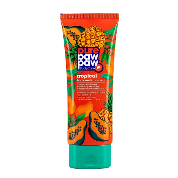 Pure Paw Paw Гель для душа Body Care Tropical Wash 200 мл