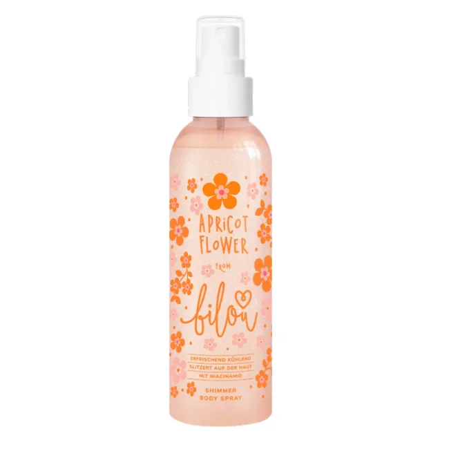 Bilou Спрей для тела с шиммером Apricot Flower 150 мл