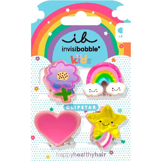 Invisi Bobble Заколка для волос CLIPSTAR KIDS Happy World шт